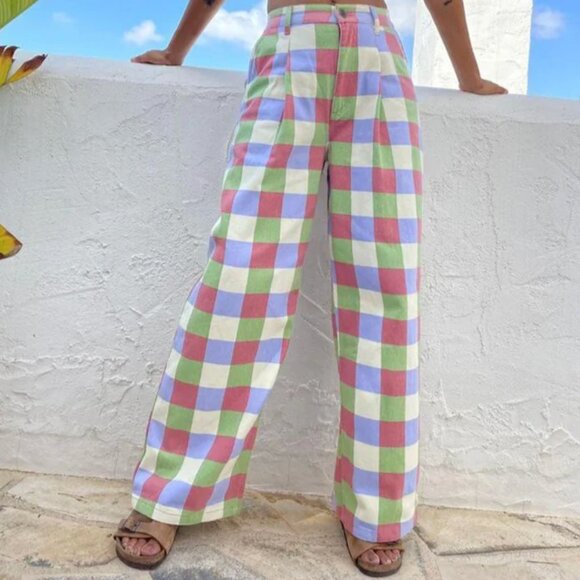 Lucy & Yak Pants - Lucy & Yak L.E. Cole Jeans - Josey-Gingham